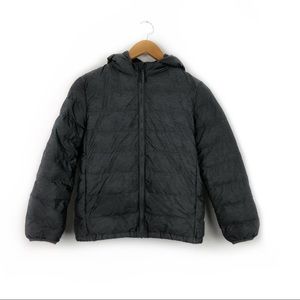 UNIQLO Kids Gray Puffer Jacket 11-12